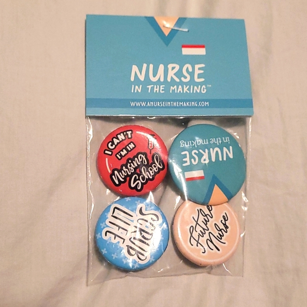 NEW Nurse in the Making 4 Pins